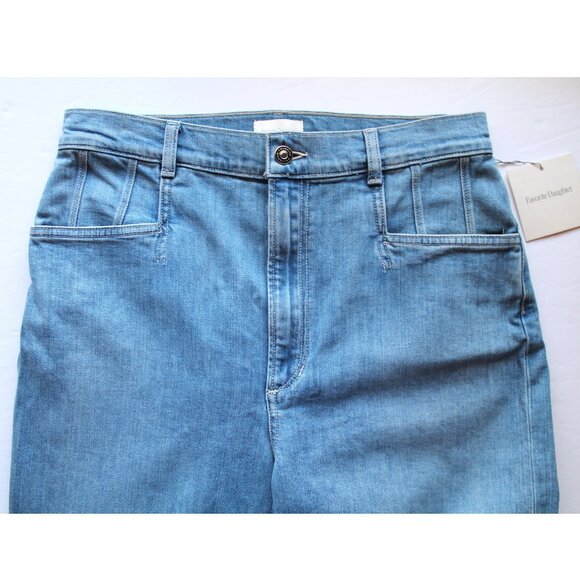 Favorite Daughter The Jordie Super High Rise Wide Leg Jean / Size 30 / Madrid - Picture 7 of 10